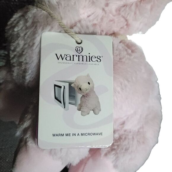 Warmies Pink Llama Plush Lavender Scent Microwaveable 8” - Picture 3 of 6